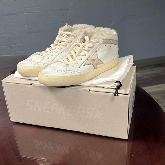 Nappa Upper Leather Star  and Wave Shearling Lining - Picture 1 of 11